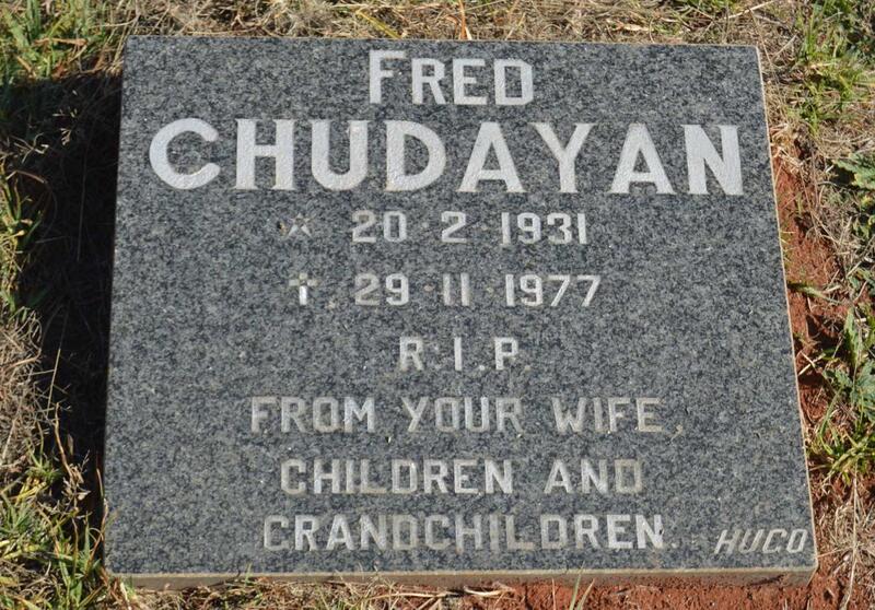 CHUDAYAN Fred 1931-1977