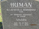 HUMAN Vivian 1921-1972 & Rachel 1925-1997