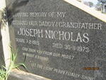 SIMONS Joseph Nicholas 1915-1973 & Dorothy Constance 1921-2015