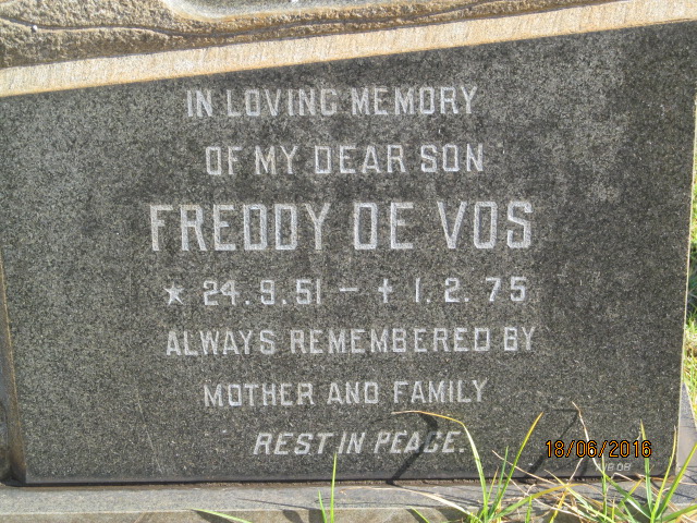 VOS Freddy, de 1951-1975