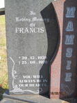SMITH Francis 1928-1976