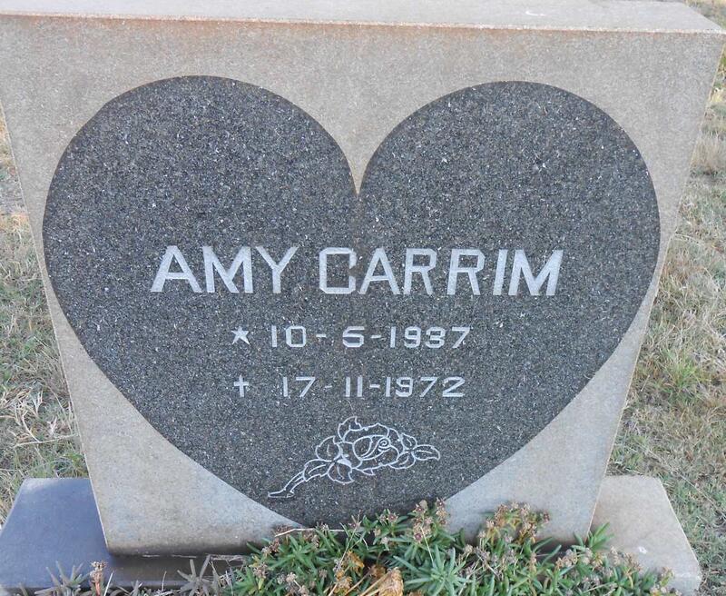CARRIM Amy 1937-1972