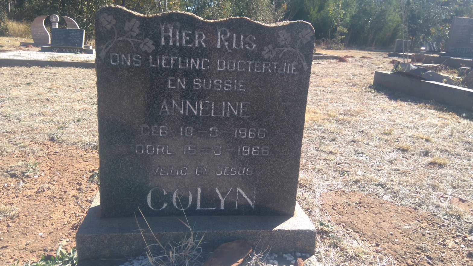 COLYN Anneline 1966-1966