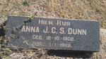 DUNN Anna J.C.S. 1902-1962