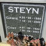 STEYN Gawie 1920-2005 & Casy 1924-2003