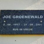 GROENEWALD Joe 1917-2004
