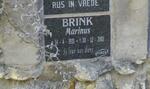 BRINK Marinus 1931-2001