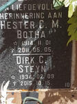STEYN Dirk C. 1934-2015 :: BOTHA Hester C.M. 1914-2011