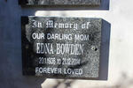 BOWDEN Edna 1936-2014