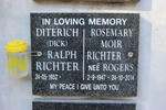 RICHTER Diterich Ralph 1952- & Rosemary Moir ROGERS 1947-2014