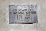 BABEL Helga nee HEIL 1944-2009