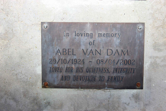 DAM Abel, van 1924-2002