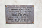 BROWN Norman 1906-1989 & Stella 1916-1979
