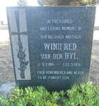 BYL Winifred, van der 1914-1974