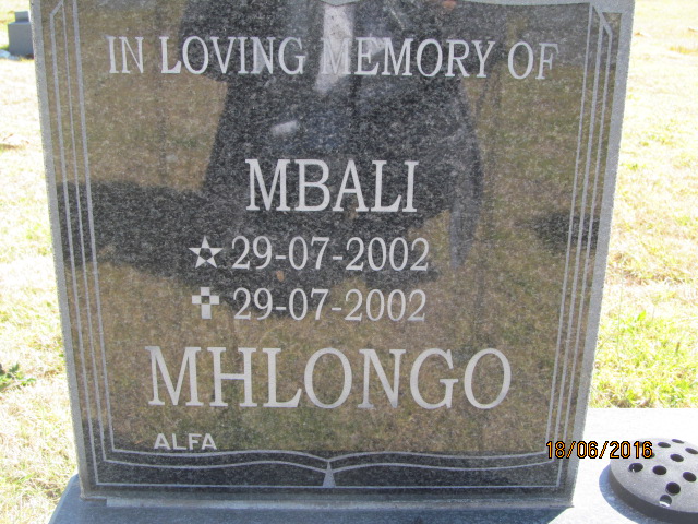 MHLONGO Mbali 2002-2002