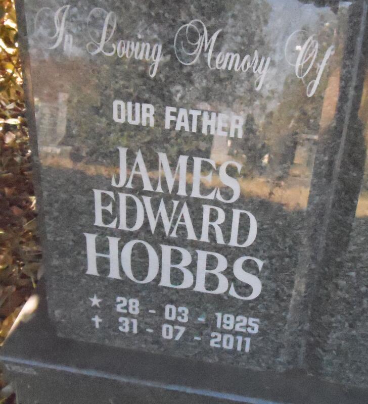 HOBBS James Edward 1925-2011