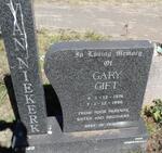 NIEKERK Gary Gift, van 1976-1996