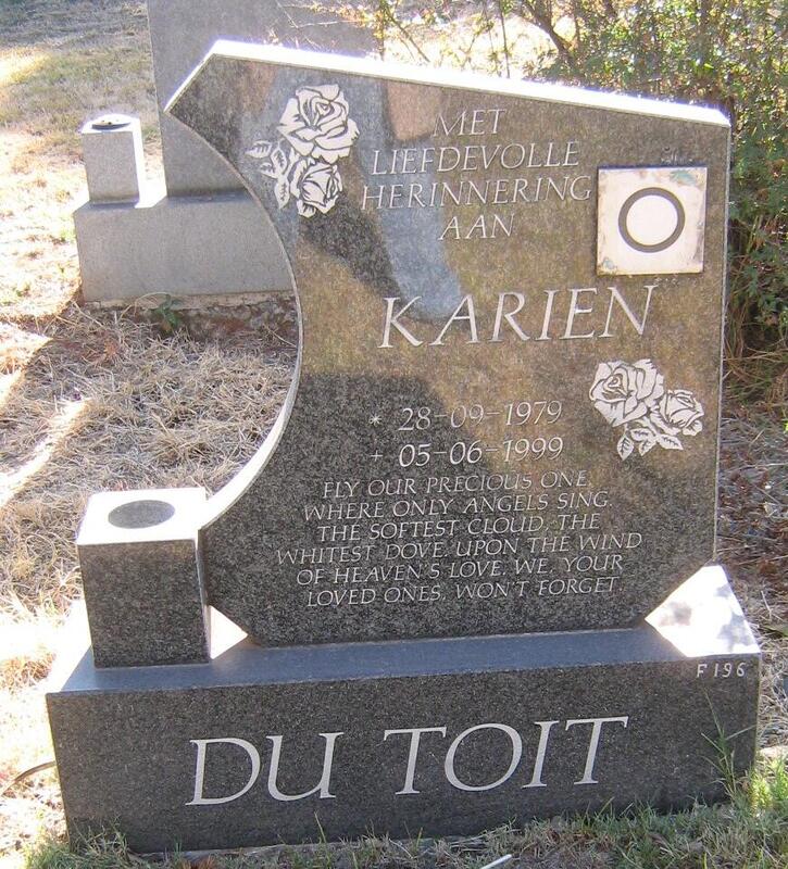TOIT Karien, du 1979-1999
