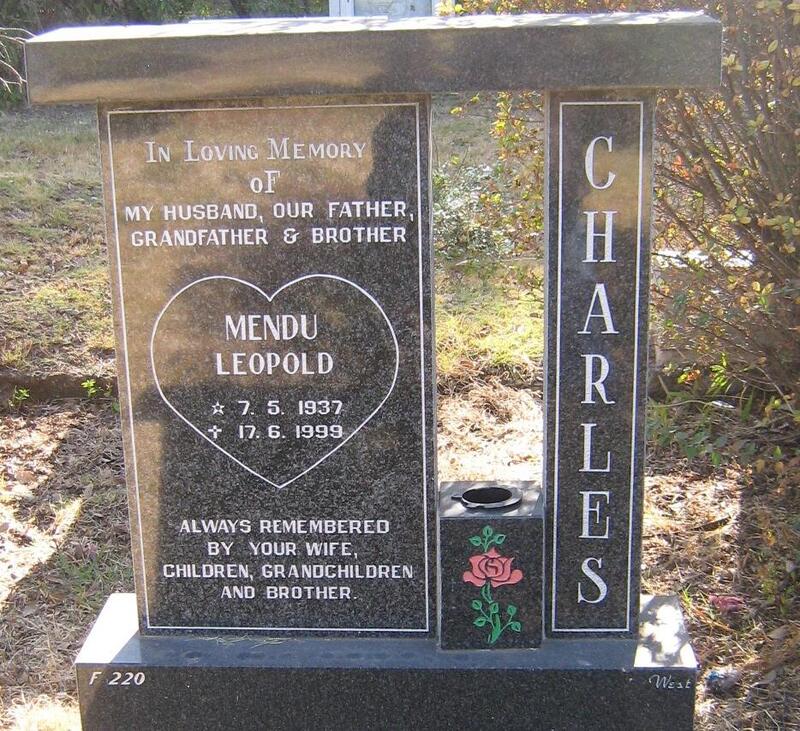 CHARLES Mendu Leopold 1937-1999
