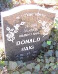 HAIG Donald 1915-1997