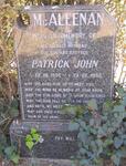 McALEENAN Patrick John 1955-1996