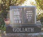 GOLIATH Clive Rodney 1963-1996