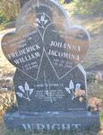 WRIGHT Frederick William 1950-1999 & Johanna Jacomina 1953-2006