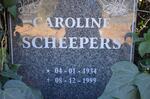 SCHEEPERS Caroline 1934-1999