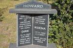 HOWARD Dirk 1927-1998 & Koena 1934-2007