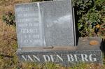 BERG Gerrit, van den 1929-1998