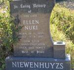 NIEWENHUYZS Ellen Nuki 1903-1995