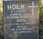HOLM Errol 1941-1995
