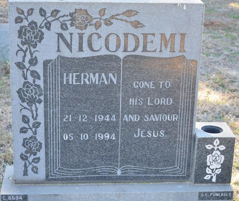 NICODEMI Herman 1944-1994
