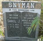 SNYMAN Sarel J. 1957-1999