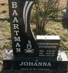 BAARTMAN Johanna 1933-1997