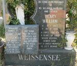 WEISSENSEE Henry William 1927-1997 :: WEISSENSEE Diane June 1957-2002