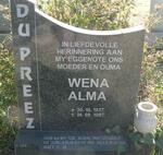 PREEZ Wena Alma, du 1937-1997