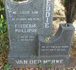 MERWE Frederik Phillipus, van der 1956-1997