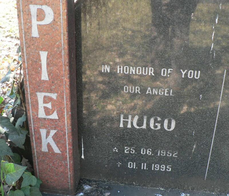 PIEK Hugo 1952-1995