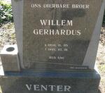 VENTER Willem Gerhardus 1950-1995