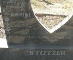 STUTZER Christine 1933-1995
