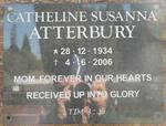 ATTERBURY Catheline Susanna 1934-2006