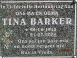 BARKER Tina 1915-2005