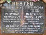 BESTER Harry William 1927-1992 & Judith Jacoba 1926-1999