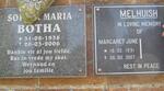 MELHUISH Margaret June 1931-2007 :: BOTHA Sophia Maria 1938-2006