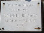 BRAACK Connie 1931-1986