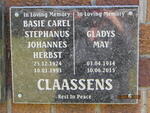 CLAASSENS Basie Carel Stephanus Johannes Herbst 1924-1993 & Gladys May 1934-2015