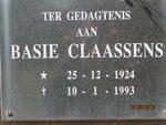 CLAASSENS Basie 1924-1993