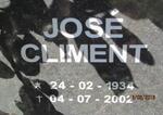 CLIMENT José 1934-2002