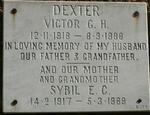 DEXTER Victor G.H. 1918-1988 & Sybil E.C. 1917-1989